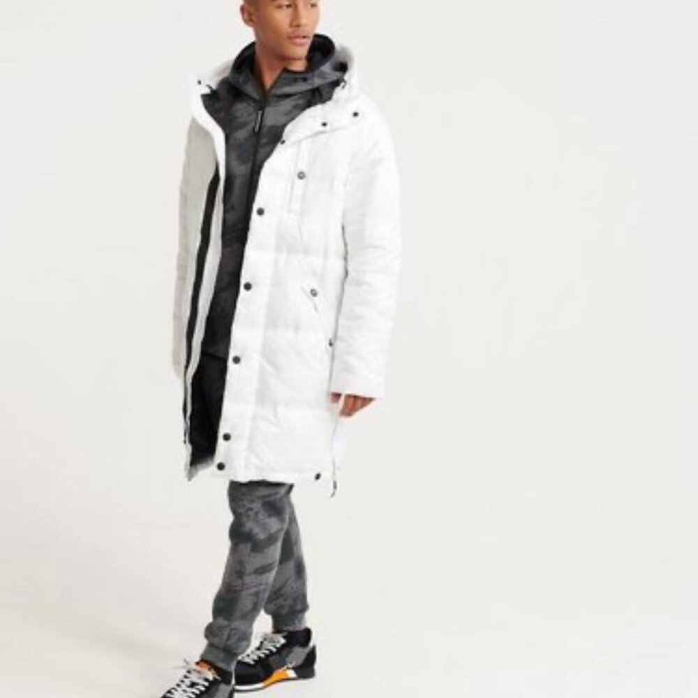 Superdry Street Longline Puffer. Men's XL. New in original plastic.